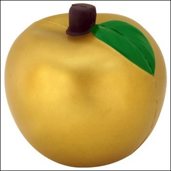 Gold Apple Stress Ball
